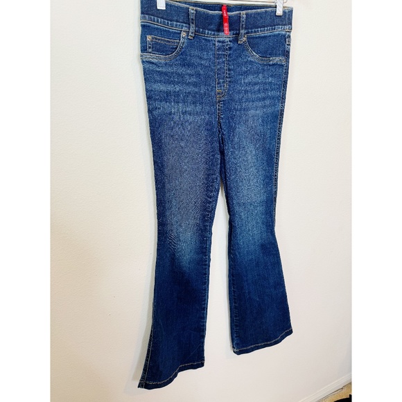 Spanx Denim Flare Pull On Jeans S - Picture 5 of 5